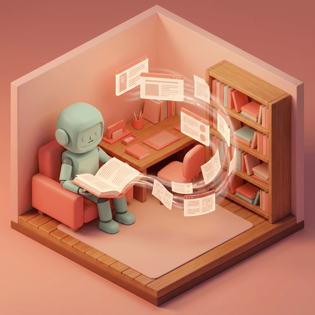 Robot leest webpagina's en documenten in